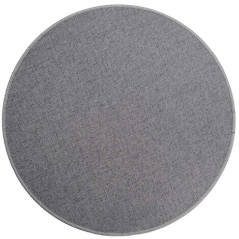 Set de Table Rond Tissé "Edward" 38cm Gris (1/3)
