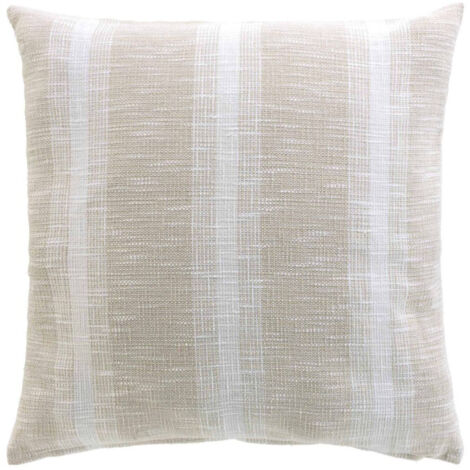 Coussin Déco Tissé "Island" 60x60cm Beige (1/5)