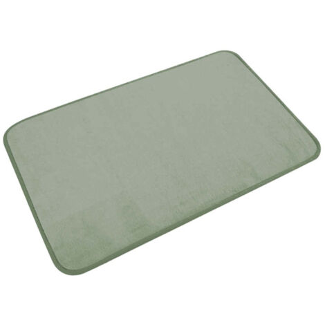 Tapis de Bain Uni "Vitamine" 45x75cm Sauge (1/5)
