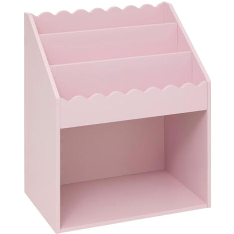 Bibliothèque Enfant "Festonnée" 60cm Rose