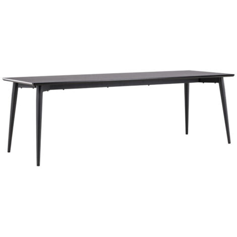 Table à Manger Design "Ellis" 230cm Noir (1/5)