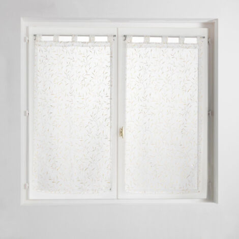 Paire de Voilages à Passants "Maissa" 60x160cm Or