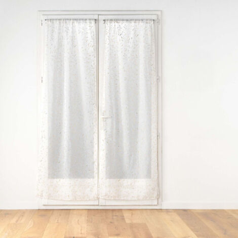 Paire de Voilages Passe-Tringle "Maissa" 70x200cm Or