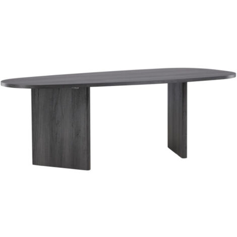 Table à Manger Design "Grönvik" 220cm Noir (1/5)