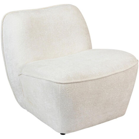 Chauffeuse Chenille "Minari" 81cm Blanc (1/3)