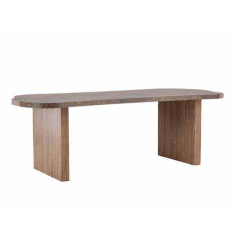 Table à Manger Design "Eleonora" 230cm Marron (1/5)