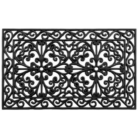 Paillasson Ajouré "Sintra" 45x75cm Noir (1/3)