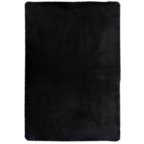 Tapis de Bain Doux Antidérapant "Rabbit" Gris Foncé 50 x 90 cm (1/5)