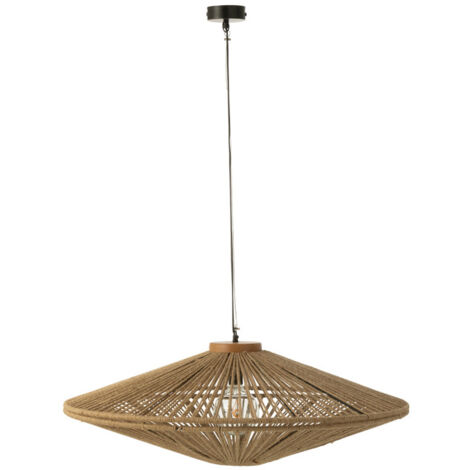 Lampe Suspension en Jute "Dollie" 93cm Naturel (1/3)
