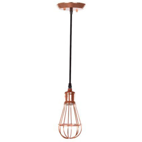 Lampe Suspension Design "Manamo" 23cm Cuivre (1/3)