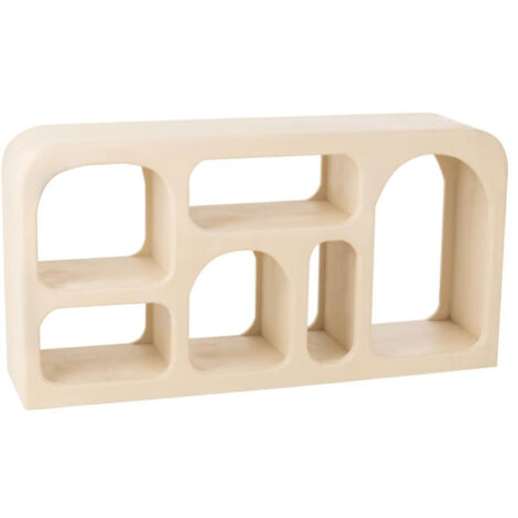 Console en bois d'acacia avec niche traversante MELBOURNE | Consoles