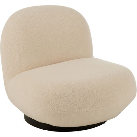 Fauteuil Lounge "Neige" 95cm Blanc (1/5)