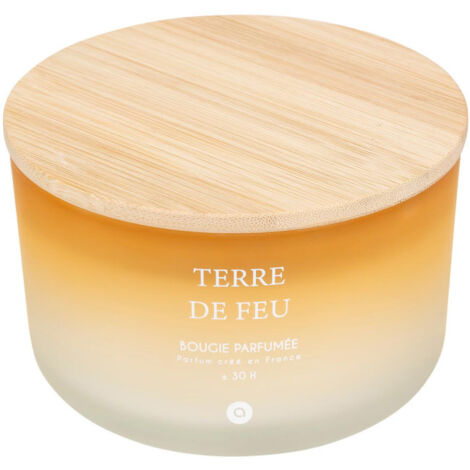 Bougie Parfumée en Verre "Sana" 420g Terre de Feu (1/3)