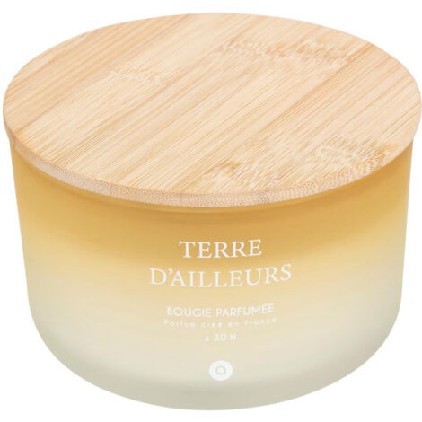 Bougie Parfumée en Verre "Sana" 420g Terre d'Ailleurs (1/3)