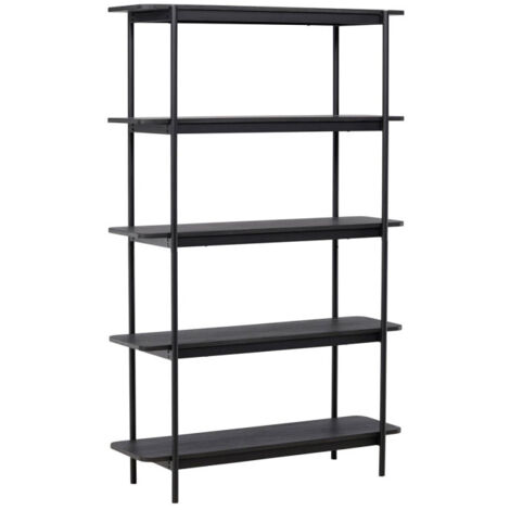 Étagère 5 Niveaux "Heim" 190cm Noir (1/5)