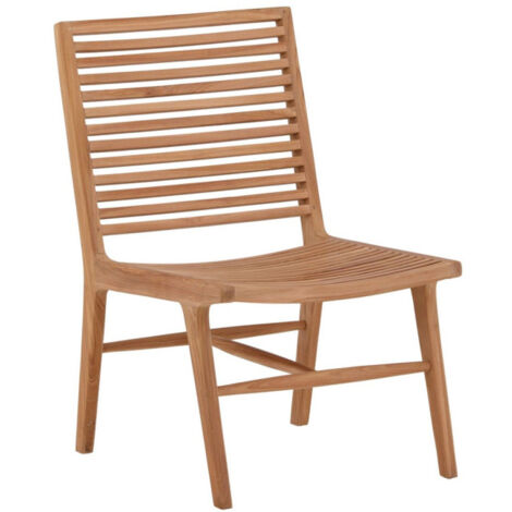 Fauteuil de Jardin en Teck "Ribbon" 88cm Naturel (1/5)