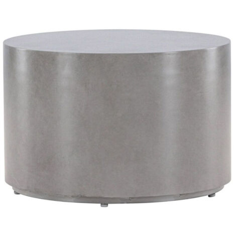 Table d'Appoint de Jardin Ronde "Lissabon" 60cm Gris (1/5)