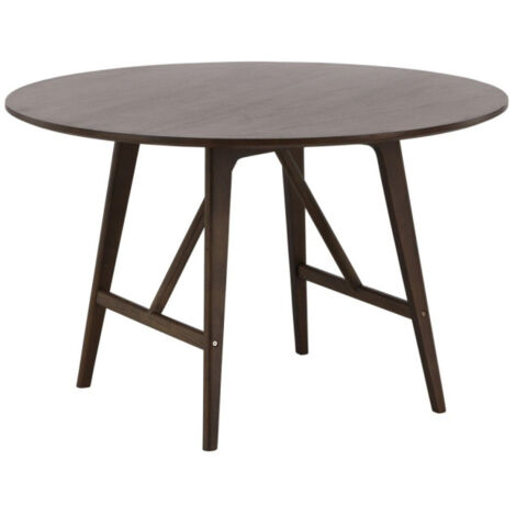 Table à Manger Ronde "Kaseidon" 100cm Marron (1/5)