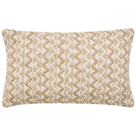 Coussin Déco Fantaisie "Loumeo" 30x50cm Naturel (1/4)