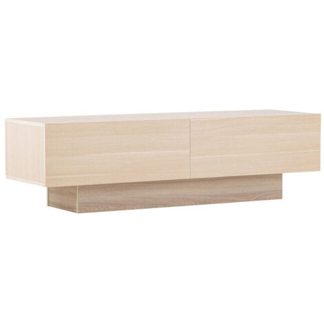 Meuble TV 2 Portes "Cuenca" 160cm Naturel (1/5)