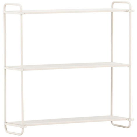 Étagère Murale en Métal "Lyon" 62cm Beige (1/5)