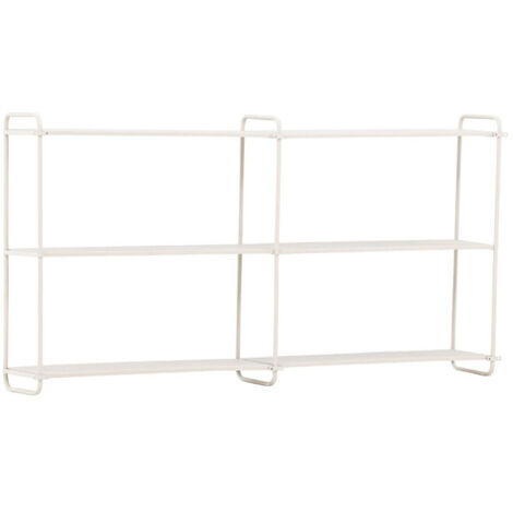 Étagère Murale en Métal "Lyon" 122cm Beige (1/5)