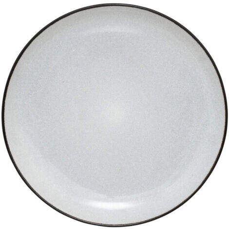 Lot de 6 Assiettes Plates "Diane" 27cm Beige