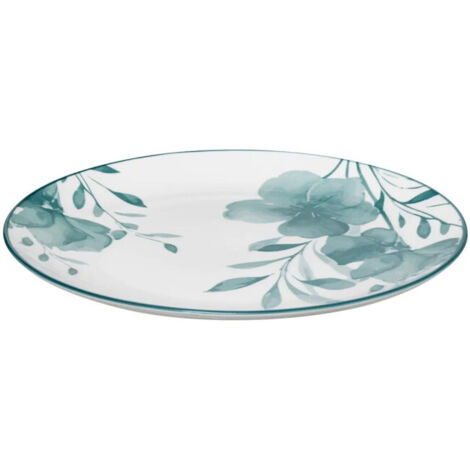 Plat En Porcelaine Imari à Décor De Frises Florales Concentriques Et Dun Pavillon
