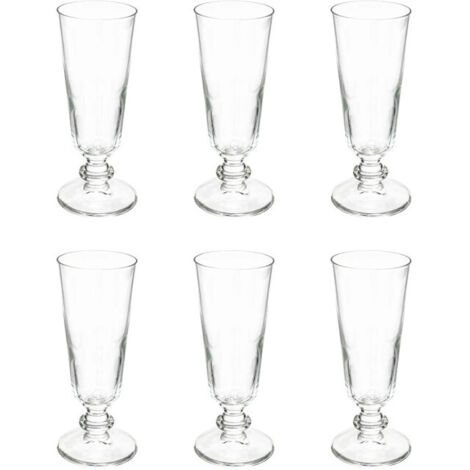 Lot de 6 Flûtes à Champagne "Elena" 18cl Transparent (1/2)