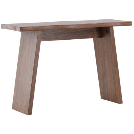 Console Design Courbé "Kirkenes" 120cm Noyer (1/5)