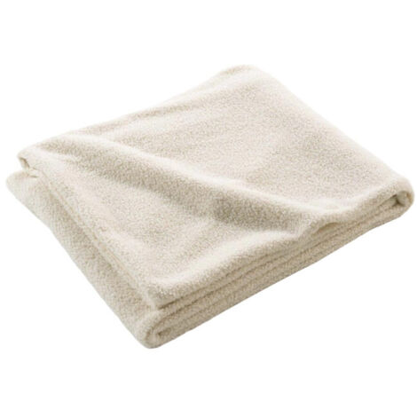 Plaid Bouclette "Wooly" 180x220cm Naturel (1/5)