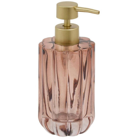 Distributeur Savon Verre Ambré
