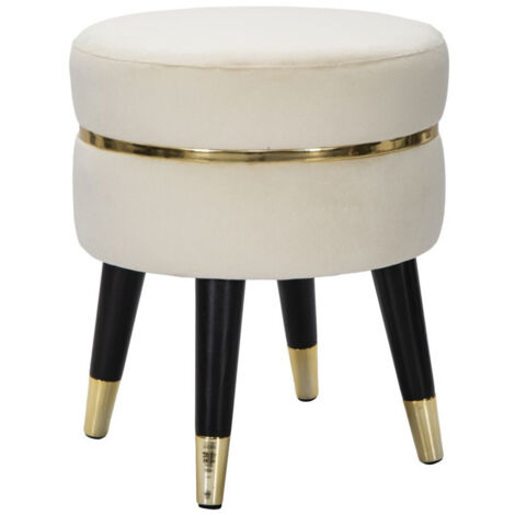Tabouret de comptoir Enridis crème - Maison