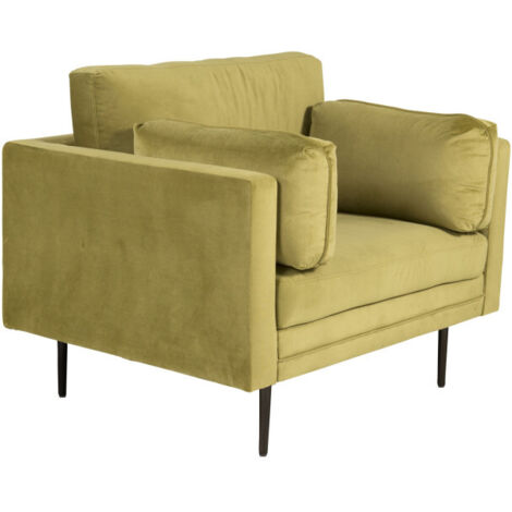 Fauteuil Design Velours Noir Artic – Paris Prix, Dimensions 100x75x67 Cm