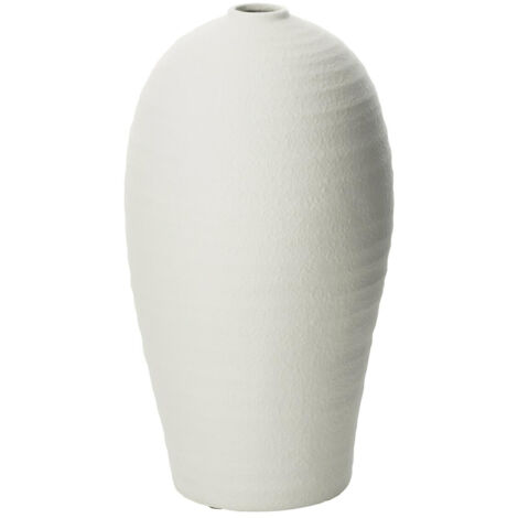 Vase Déco en Ciment Black Lombok 47cm Noir