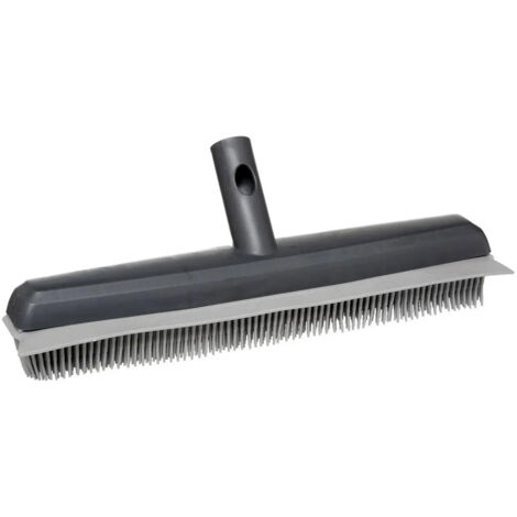 Tête de Balai Plat Caoutchouc "Click" 33cm Gris (1/2)