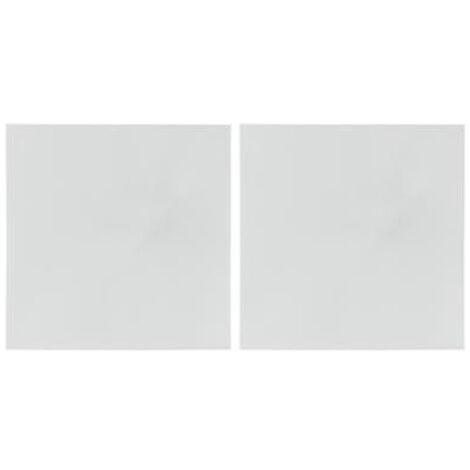 Atmosphera – Lot de 2 miroirs adhésifs carrés 40x40 cm – Argent – Installation rapide avec ruban adhésif – Design moderne pour décoration intérieure