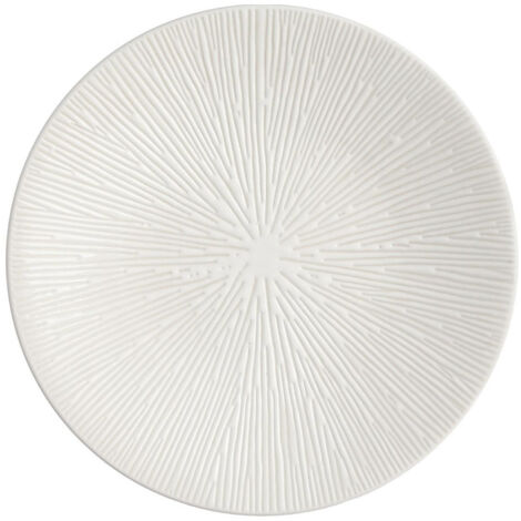 Lot de 6 Assiettes à Dessert "Atelier" 20,5cm Crème