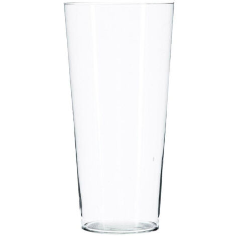Vase en Verre "Conique" 50cm Transparent