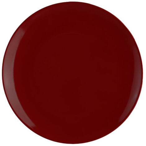 Lot de 6 Assiettes Plates "Colorama" 26cm Rouge