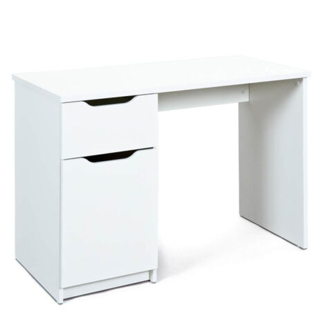Bureau Design 1 Porte "Tilda" 115cm Blanc