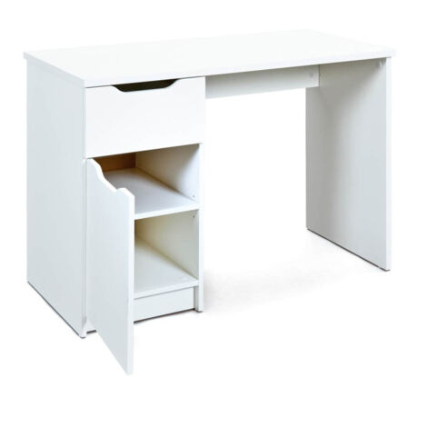 Bureau Design 1 Porte "Tilda" 115cm Blanc
