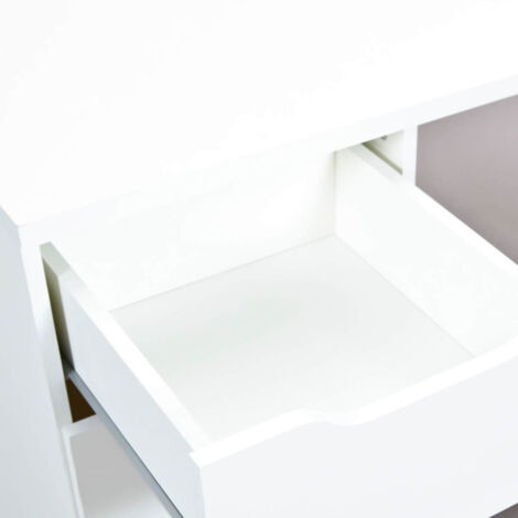 Bureau Design 1 Porte "Tilda" 115cm Blanc