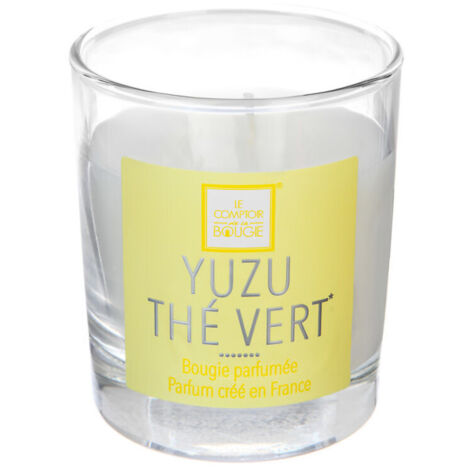 Bougie Parfumée "Elea" 190g Thé Vert & Yuzu (1/2)