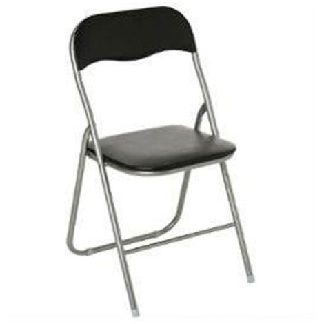 Chaise Pliante "Basic" 79cm Noir