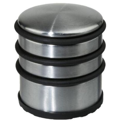 Stop Porte en Métal 7cm Argent