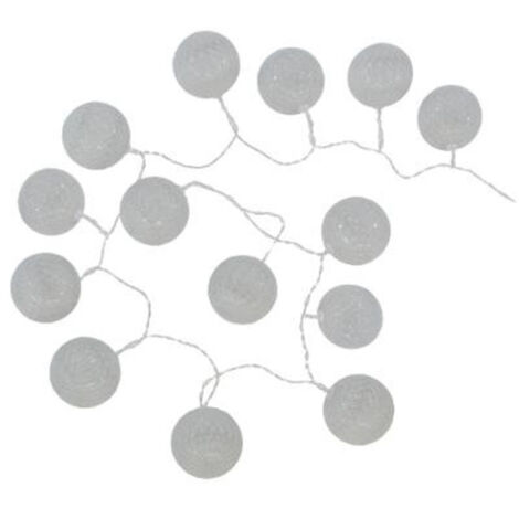 Guirlande Led "16 Mini Boules" 240cm Blanc (1/2)