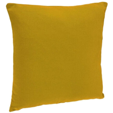Coussin Déhoussable "Jovi" 38x38cm Ocre (1/2)