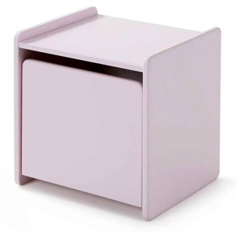 Table de Chevet Enfant "Kiddy" 40cm Rose (1/2)