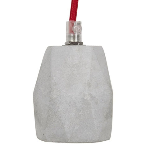 Douille pour Lampe Suspension "Bruut" 11cm Gris